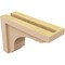 Ekena Millwork 4"W x 12"D x 8"H Classic Warren Rough Cedar Woodgrain TimberThane Corbel, Primed Tan CORUR04X12X08WARRCPR - alternate 3